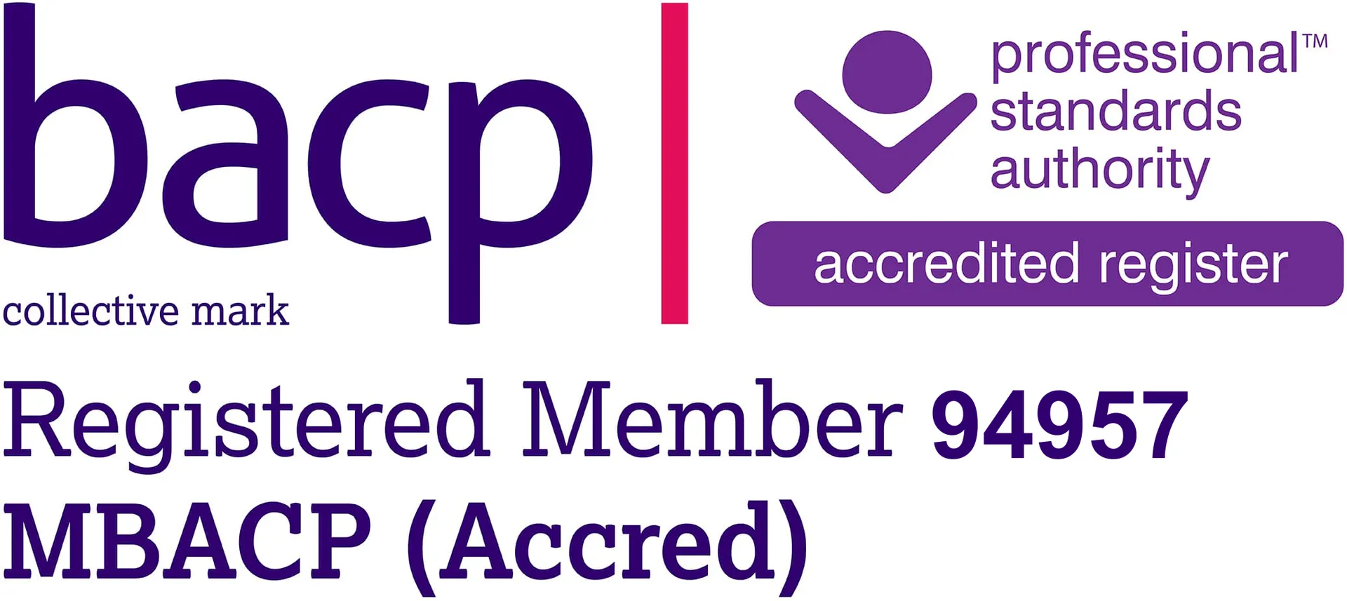 BACP accredited therapist